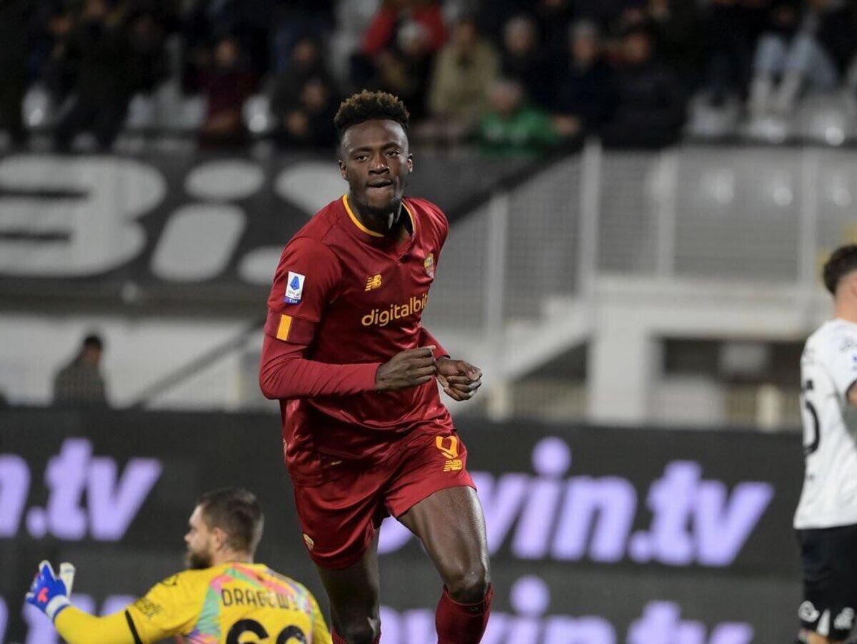    Нападающий "Ромы" Тэмми Абрахам в матче Серии А | © пресс-служба клуба "Рома"