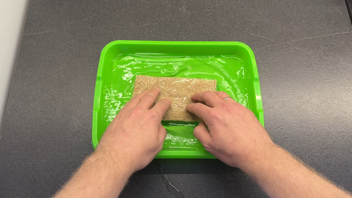 Замачивание коврика