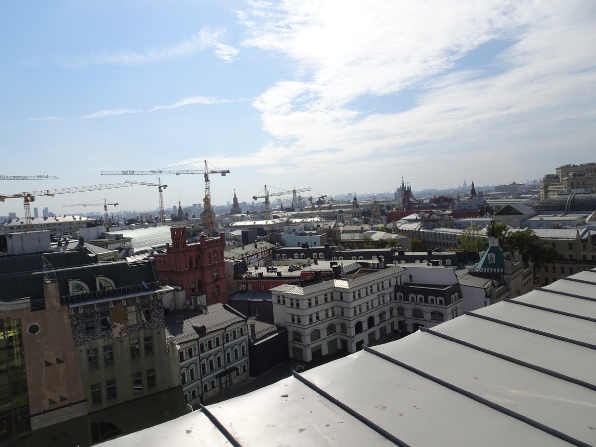 Вид со смотровой площадки Центрального Детского Мира на Лубянке