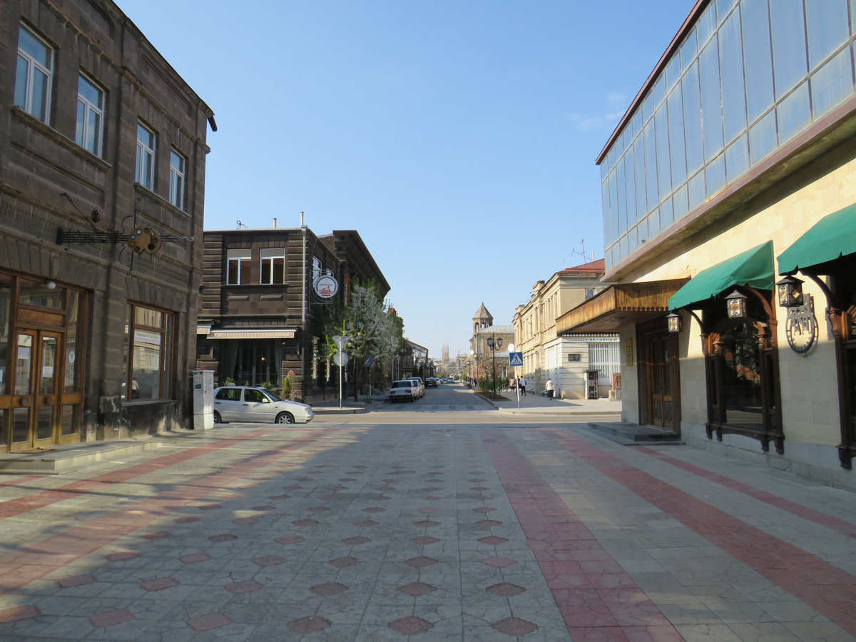 Улица Абовяна в Гюмри