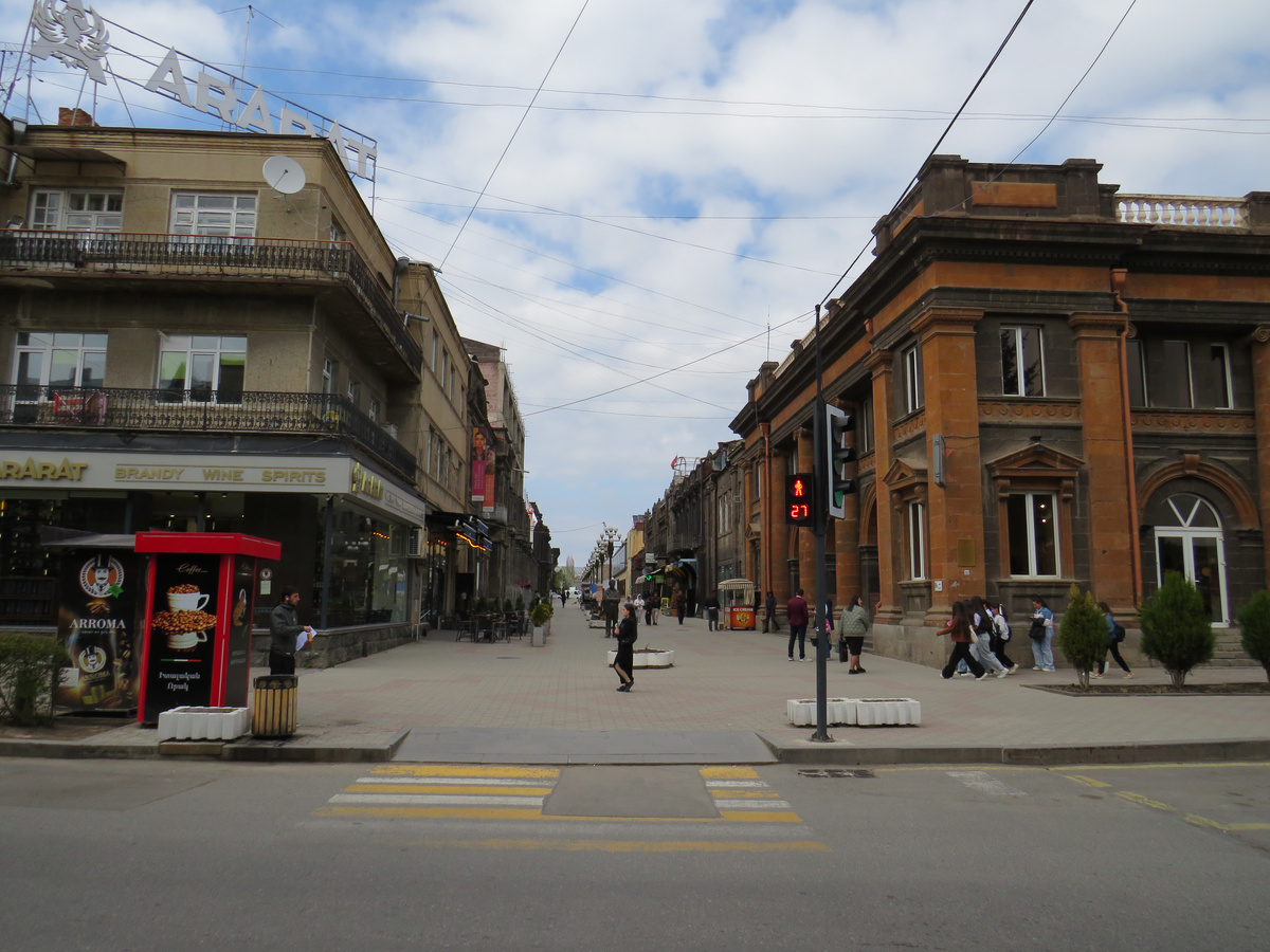 Улица Абовяна в Гюмри