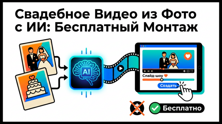    Как создать свадебное видео из фотографий с помощью ИИ: монтаж слайд-шоу бесплатно admin