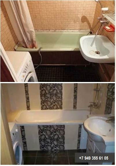 укладка плитки в ванной 2