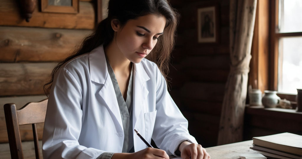 Белый халат. Вынужденный отъезд