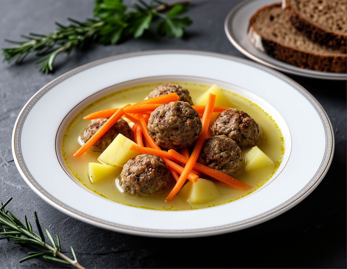 Суп с фрикадельками