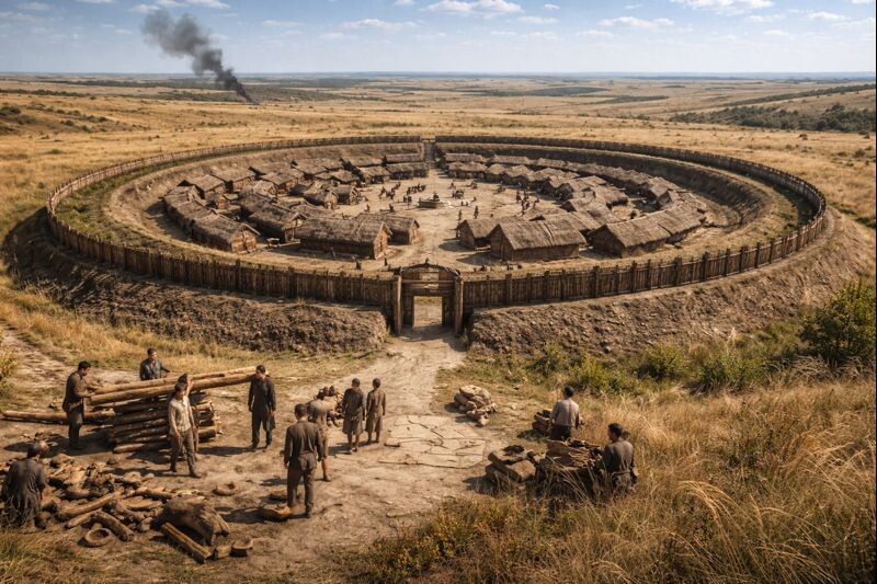 Аркаим: степь как среда риска и поселение-крепость как инструмент снижения тревожности