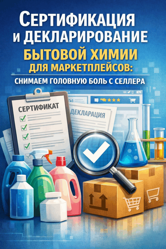    Сертификация бытовой химии для маркетплейсов: СТМ под ключ и быстрая декларация SYNERBRAUN