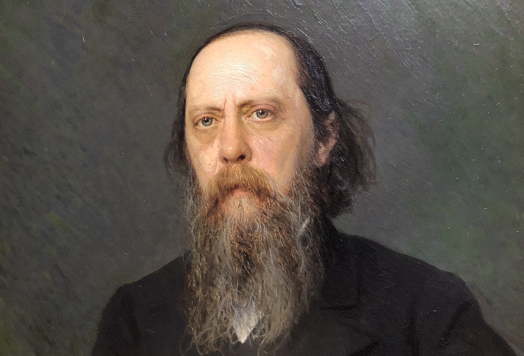 Портрет М.Е. Салтыкова-Щедрина кисти И.Н. Крамского