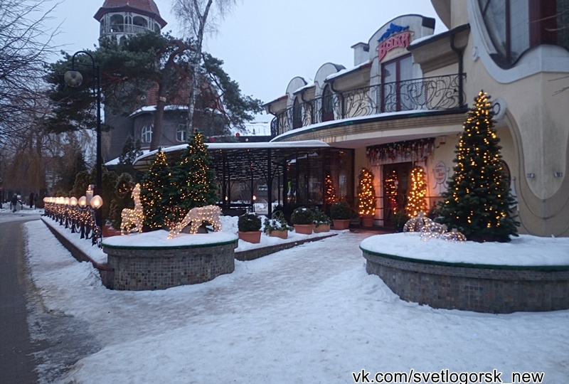 Светлогорск курортный: что пока еще осталось от Нового года 2026