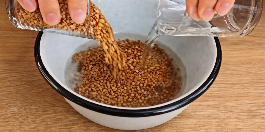 3 раза заливаю гречку кипятком, добавляю 1 яйцо — и готовлю вкусноту практически «из ничего». Простой рецепт