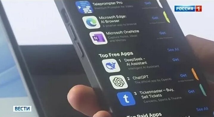 Скриншот с программы "Вести" Россия1