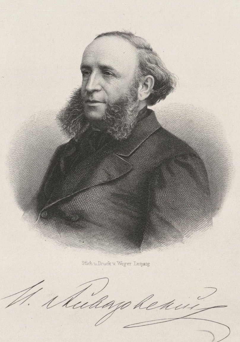 Портрет Айвазовского. Гравюра 1860—1870-х гг.