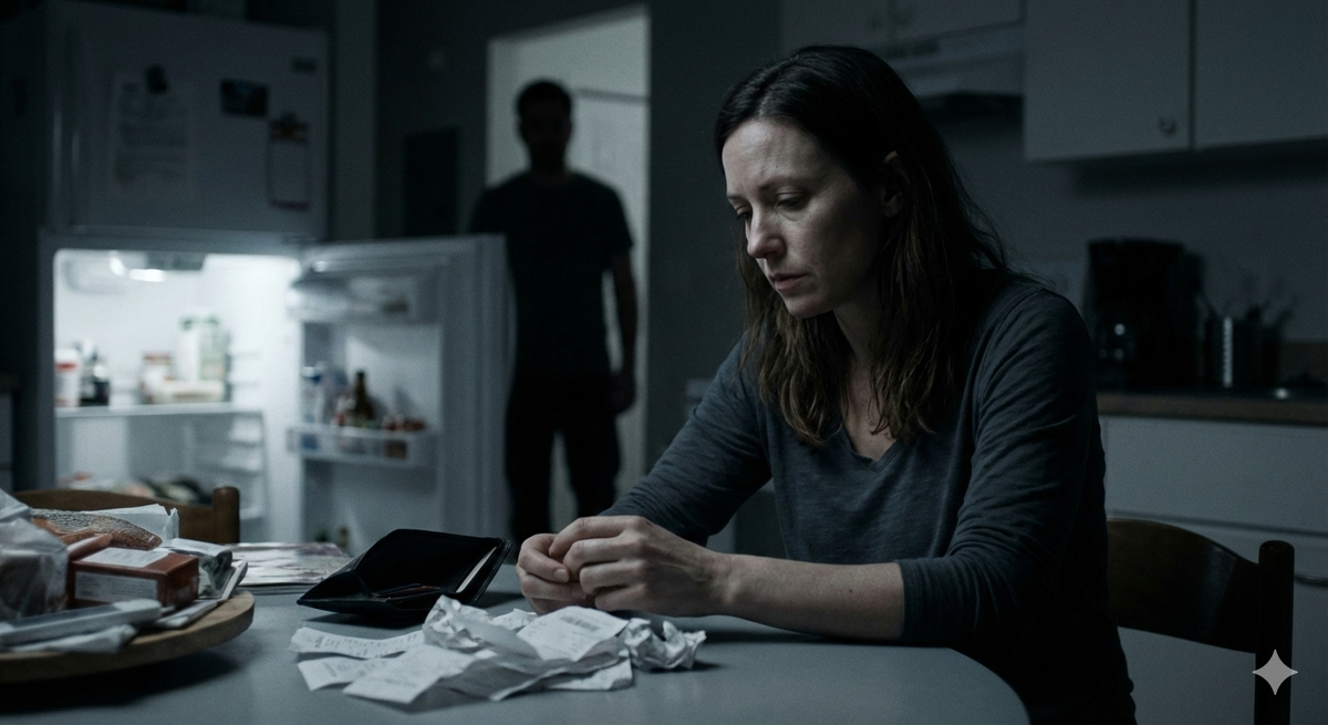 Финансовое насилие в браке — это когда ты вроде бы «замужем и под защитой», но каждый твой чек оказывается под микроскопом, каждая копейка требует отчёта, а собственное «я» тихо умирает где-то между кассой и кухней.