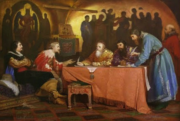 Приём в Посольском приказе