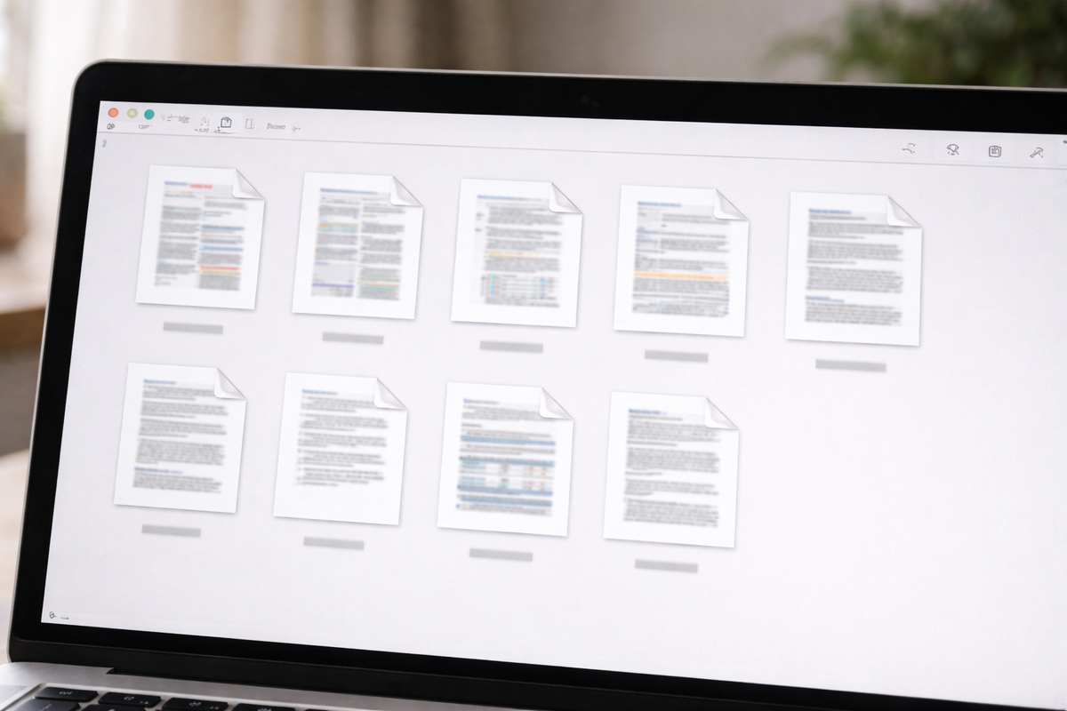 Перед объединением файлы удобно разложить в нужном порядке