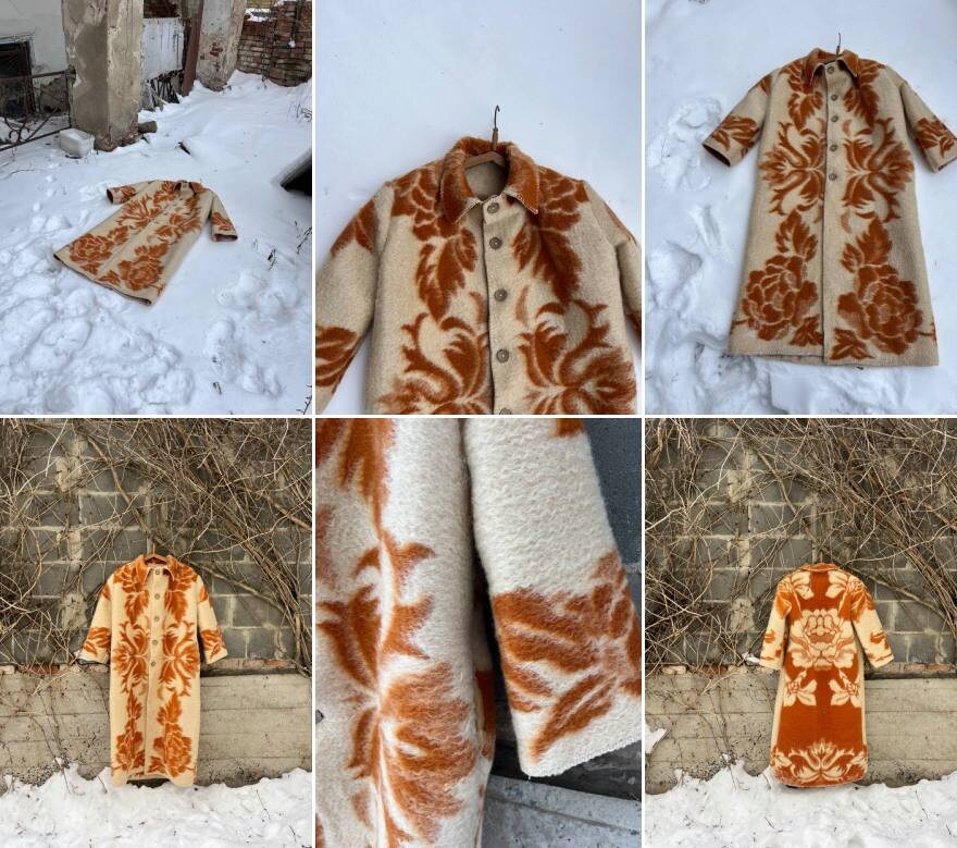 Пальто из одеял