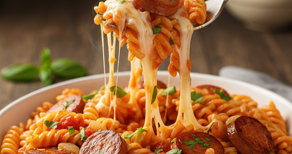 Эти макароны с сосисками и сыром — ваш спаситель, когда нет времени на готовку