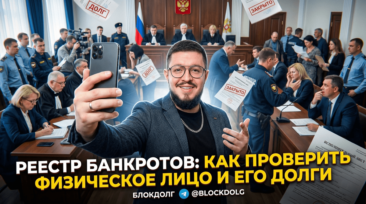    Как проверить гражданина на банкротство и наличие долгов через официальный реестр Максим