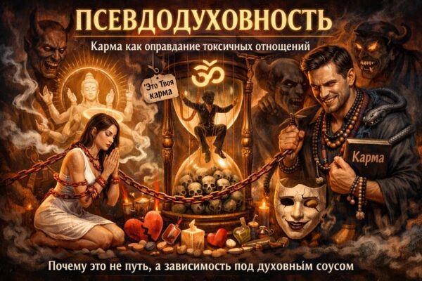    ПСЕВДОДУХОВНОСТЬ. Карма как оправдание токсичных отношений: почему это не путь, а зависимость под духовным соусом Михаил Титов