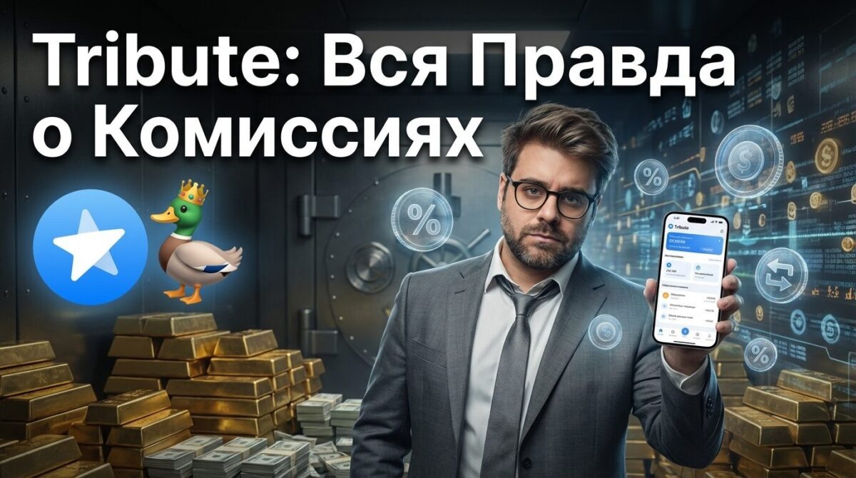   Обзор условий вывода средств и комиссий в боте Tribute Артур Хорошев