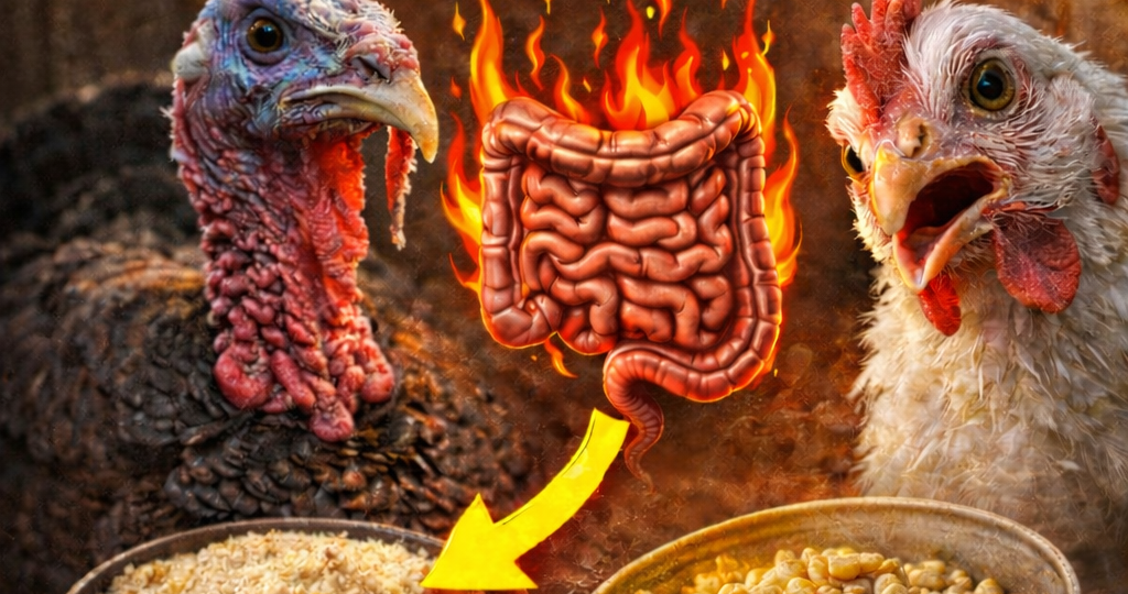 «Резкая смена корма: почему кишечник птицы “ломается” и как этого не допустить»