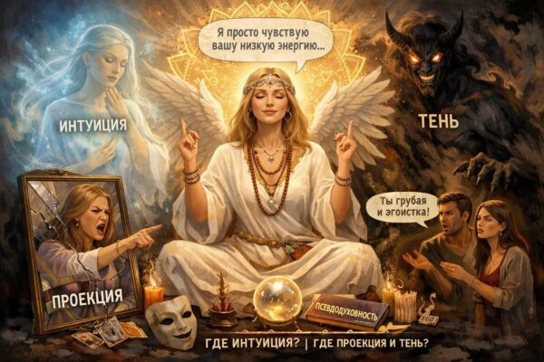    ПСЕВДОДУХОВНОСТЬ. Интуиция как оправдание хамства: где интуиция, а где проекция и тень Михаил Титов