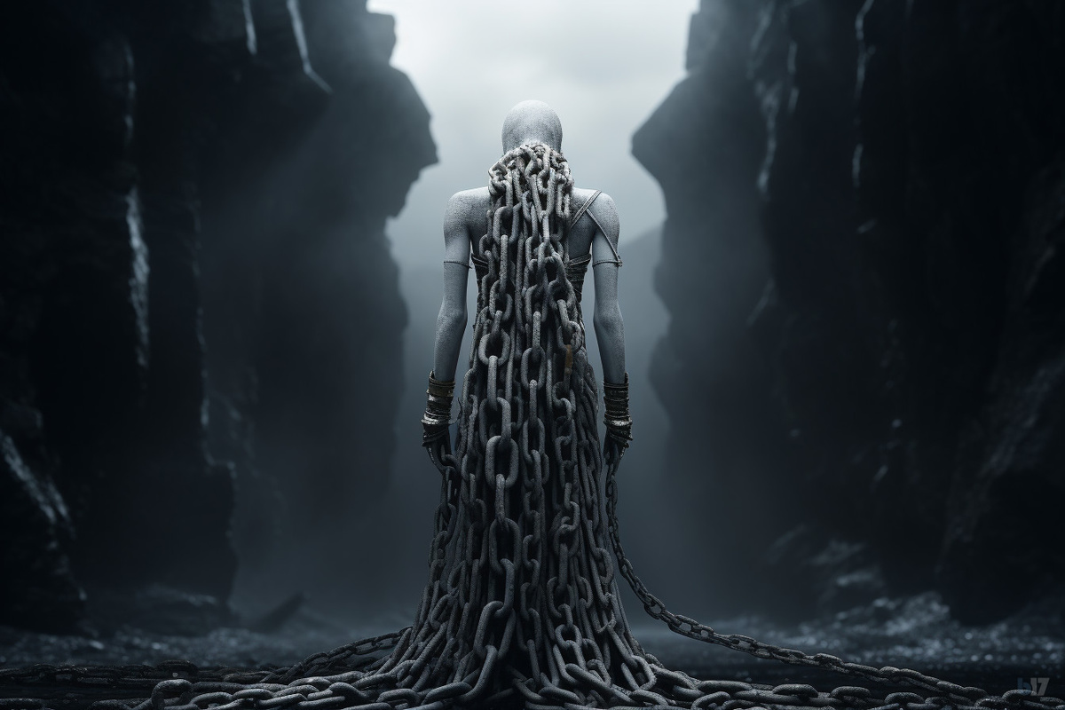 Изображение создано при помощи нейросети Midjourney v5.2.