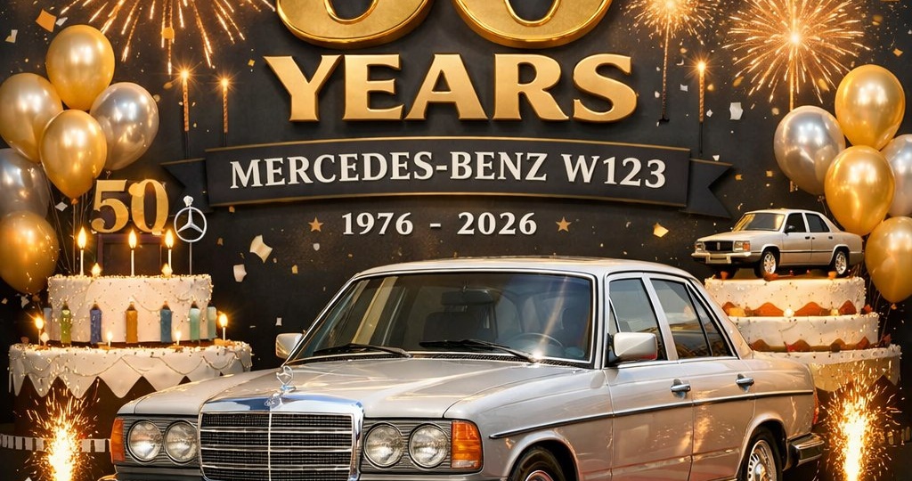 С Днём Рождения, Легенда! 🎂 1976–2026: Почему Mercedes-Benz W123 до сих пор правит дорогами?