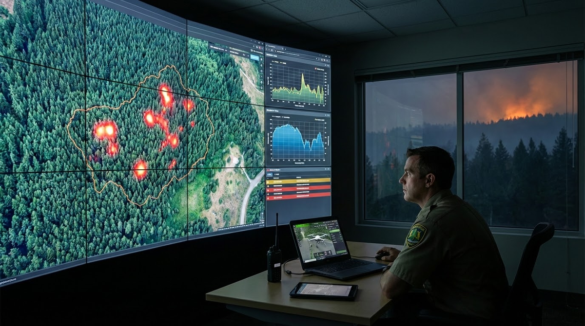    Мониторинг лесов: как организовать удаленный контроль пожаров