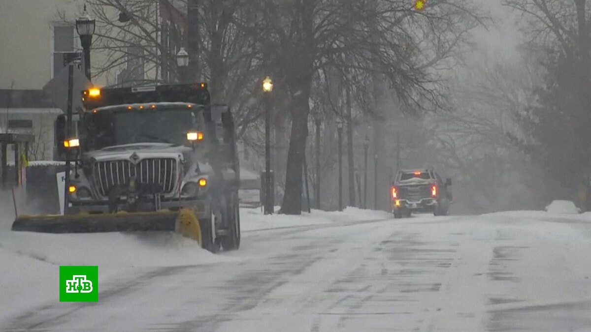    Морозы и снежная буря затронули свыше 200 млн жителей США