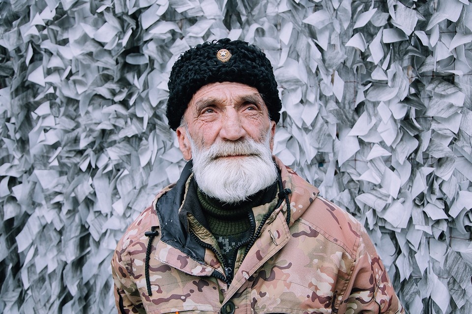    68-летний казак Хоттабыч рассказал, что 12 лет защищает Донбасс от фашистов Григорий КУБАТЬЯН