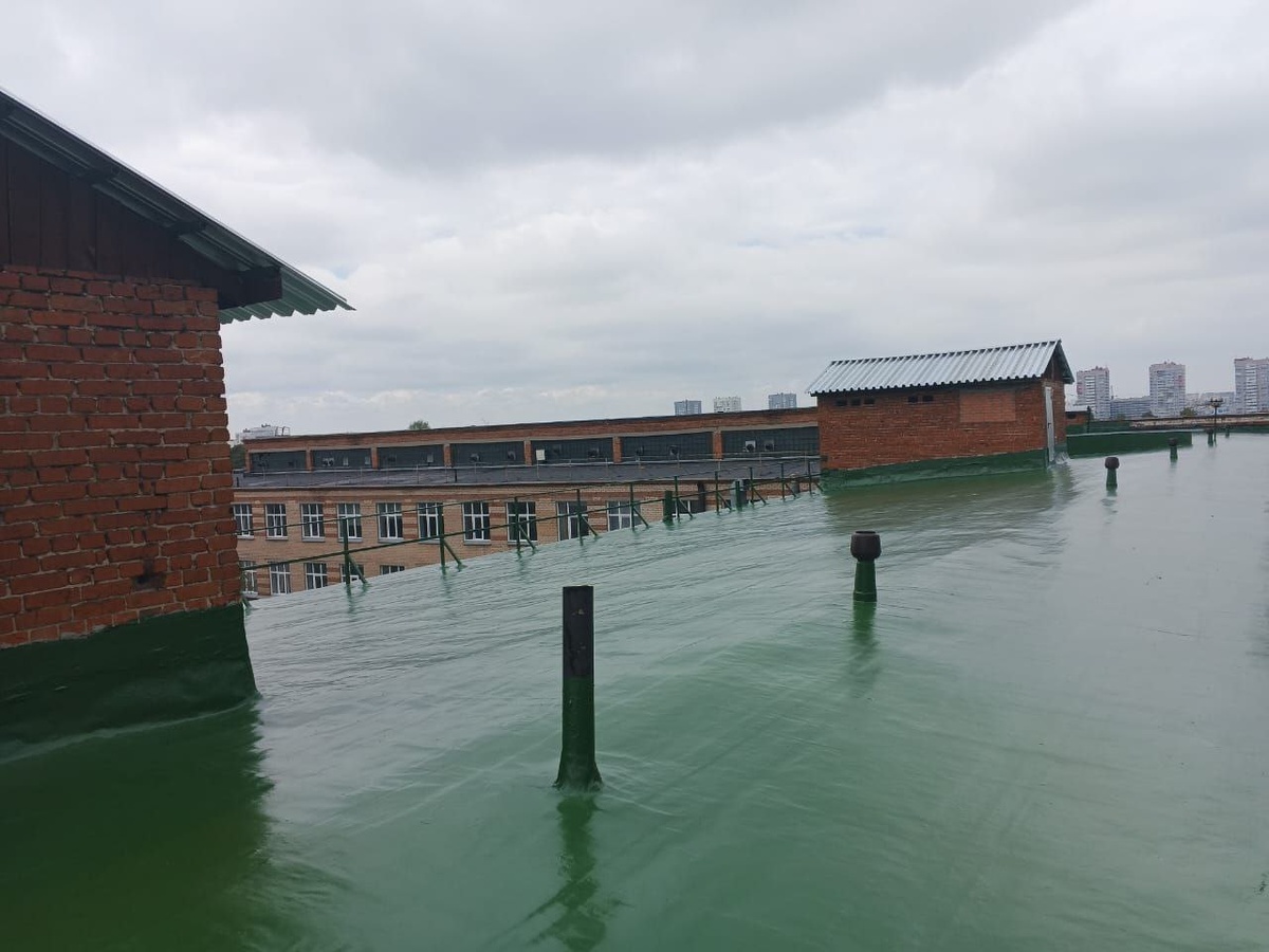 Ремонт кровли социального объекта