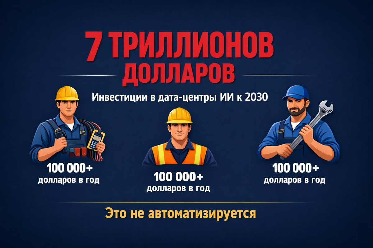Инвестиции в дата-центры ИИ к 2030