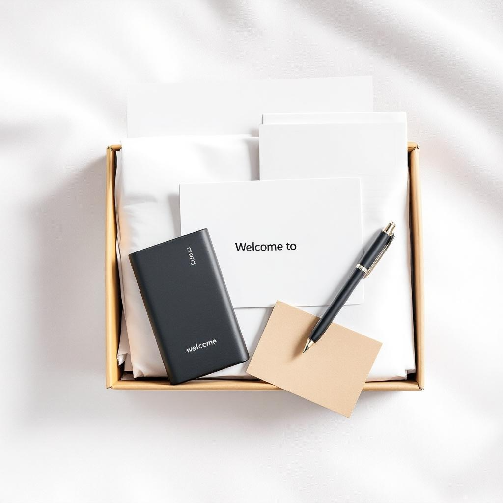 welcome-box с мерчем компании