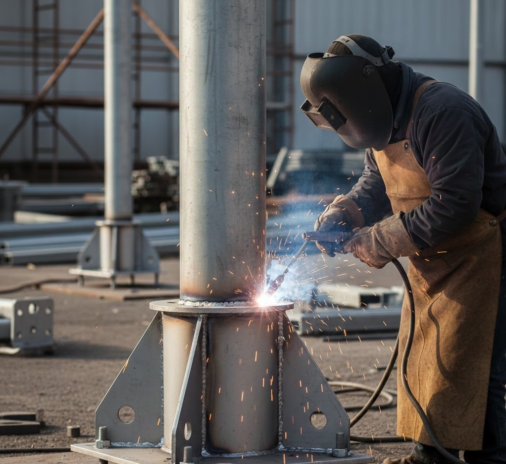 В рамках сварочных процедур накладываются горизонтальные, вертикальные и круговые швы