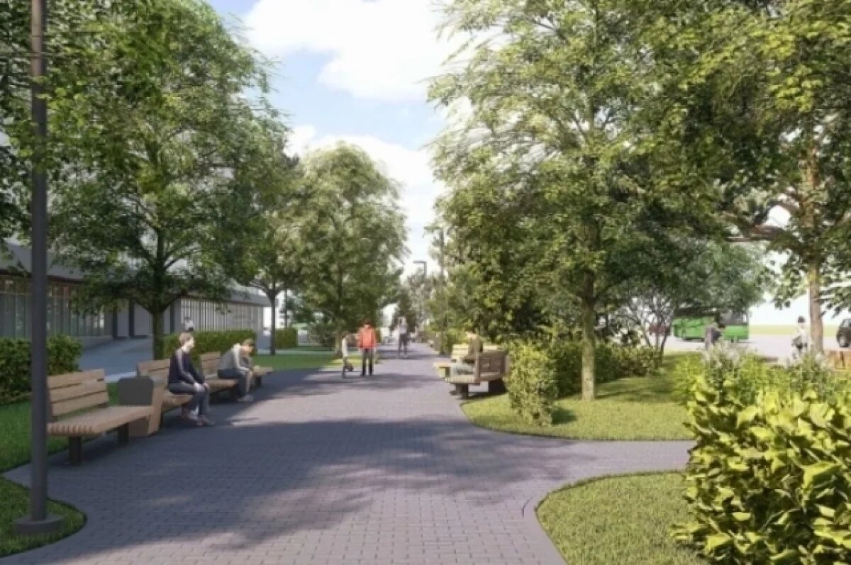    В Челябинске облагородят территорию у кинотеатра «Победа»