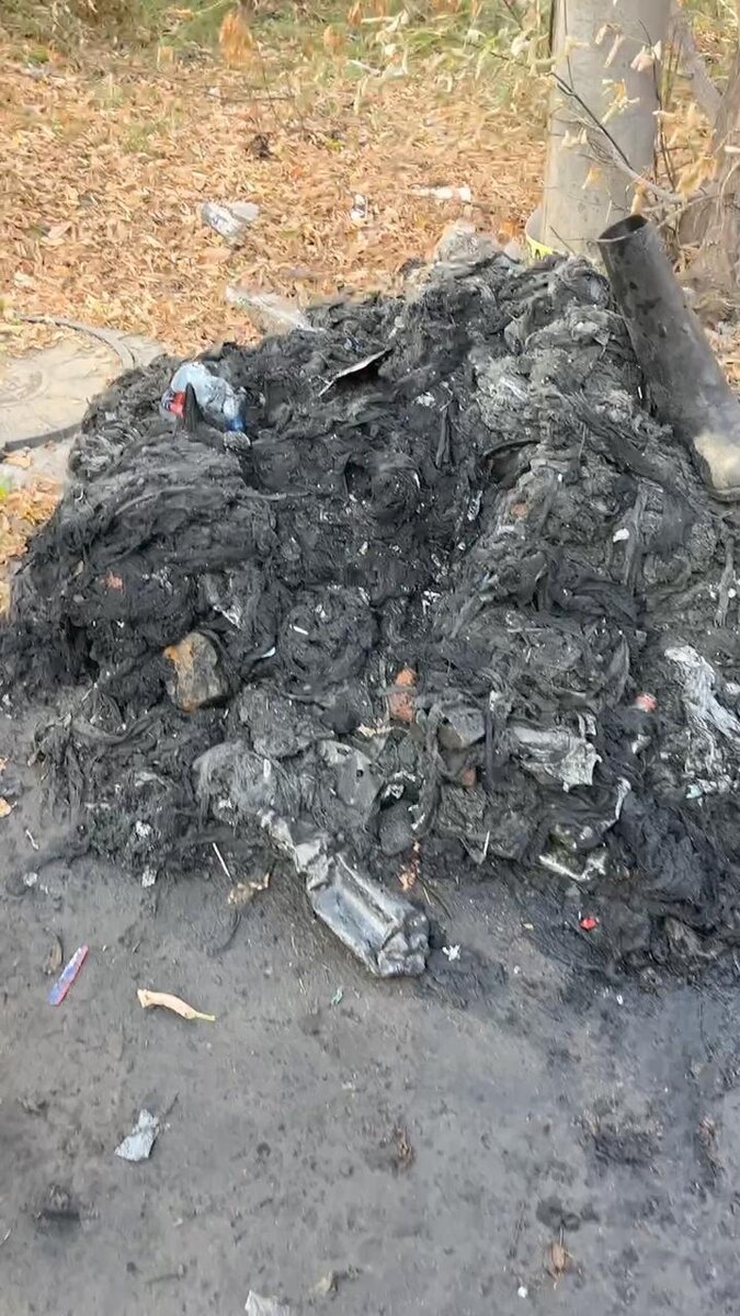 Влажные салфетки извлеченные из трубопровода 