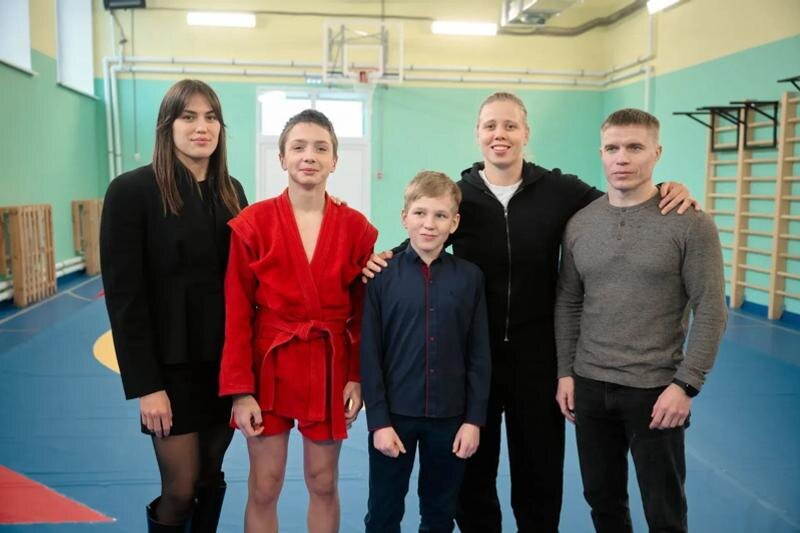    Фото Федерации самбо Свердловской области/На открытии зала для занятий самбо