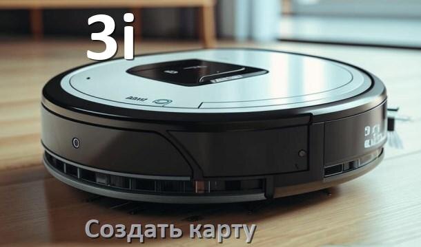 
Как на роботе пылесосе 3i создать и построить карту уборки помещения