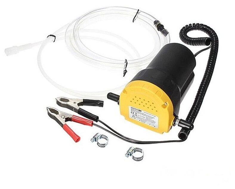 В комплекте Насос 2 шланга и хомуты.