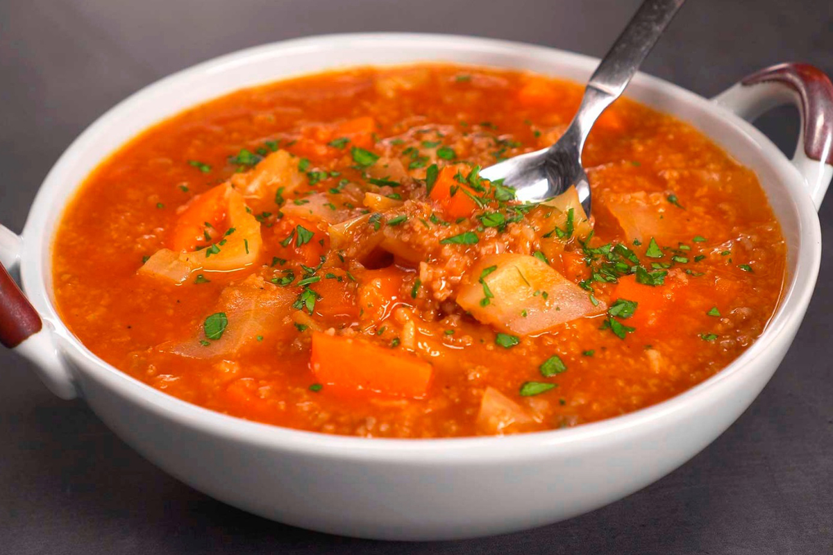 Суп с голубцами