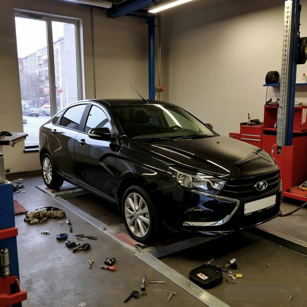 Во многих публикациях попадается, что в основном Веста эксплуатируется именно так. Но, у меня не так. Моя Веста постоянно в движении.