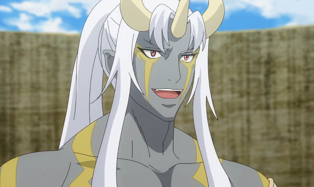 Кадр из аниме «Перерождение: Монстр» (Re:Monster), 1-й сезон, 11-я серия. Студия: Studio Deen, 2024