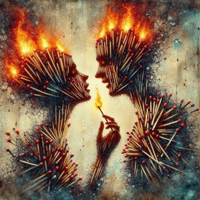 «Спичечный коробок шепчет тайны судьбы: получи предсказание от Владычицы четырёх стихий»