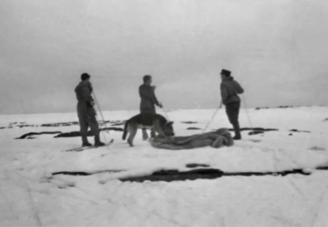 «“Так весело уходить зимой в неизвестность, мне всё равно, что кто-то там говорит.” Источник изображения: Explorersweb»