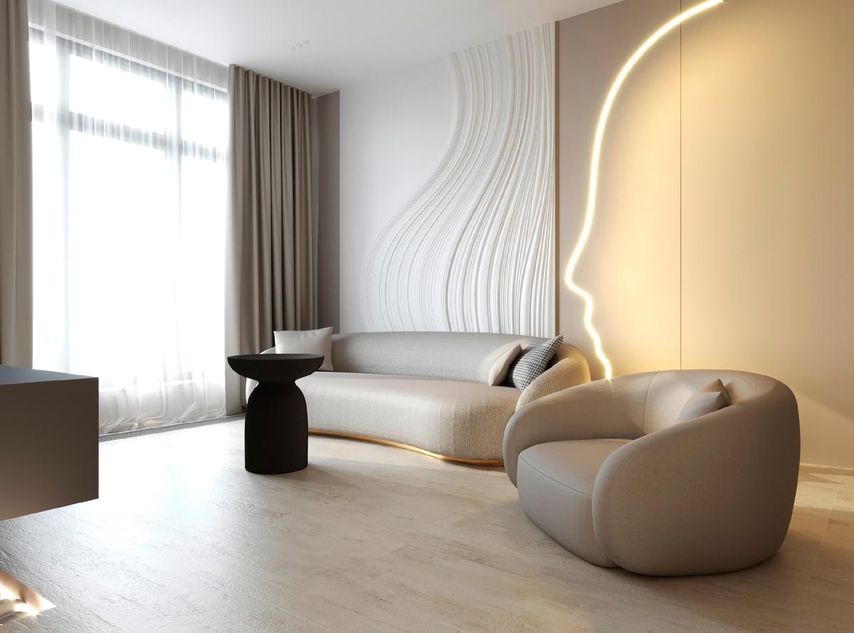 Кухня-гостиная от Александры Четверговой