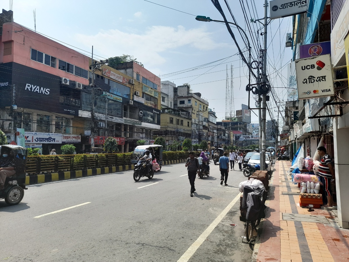 Бангладеш. Улица города Раджшахи