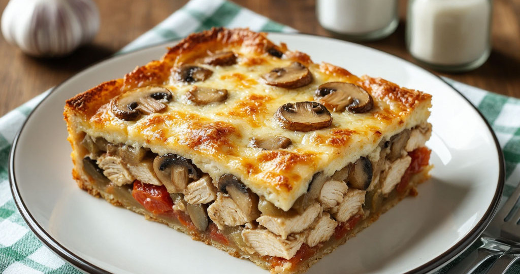 Запеканка с курицей, грибами и овощами: сытно, полезно и просто 🍲 Домашние рецепты с расчетом стоимости.