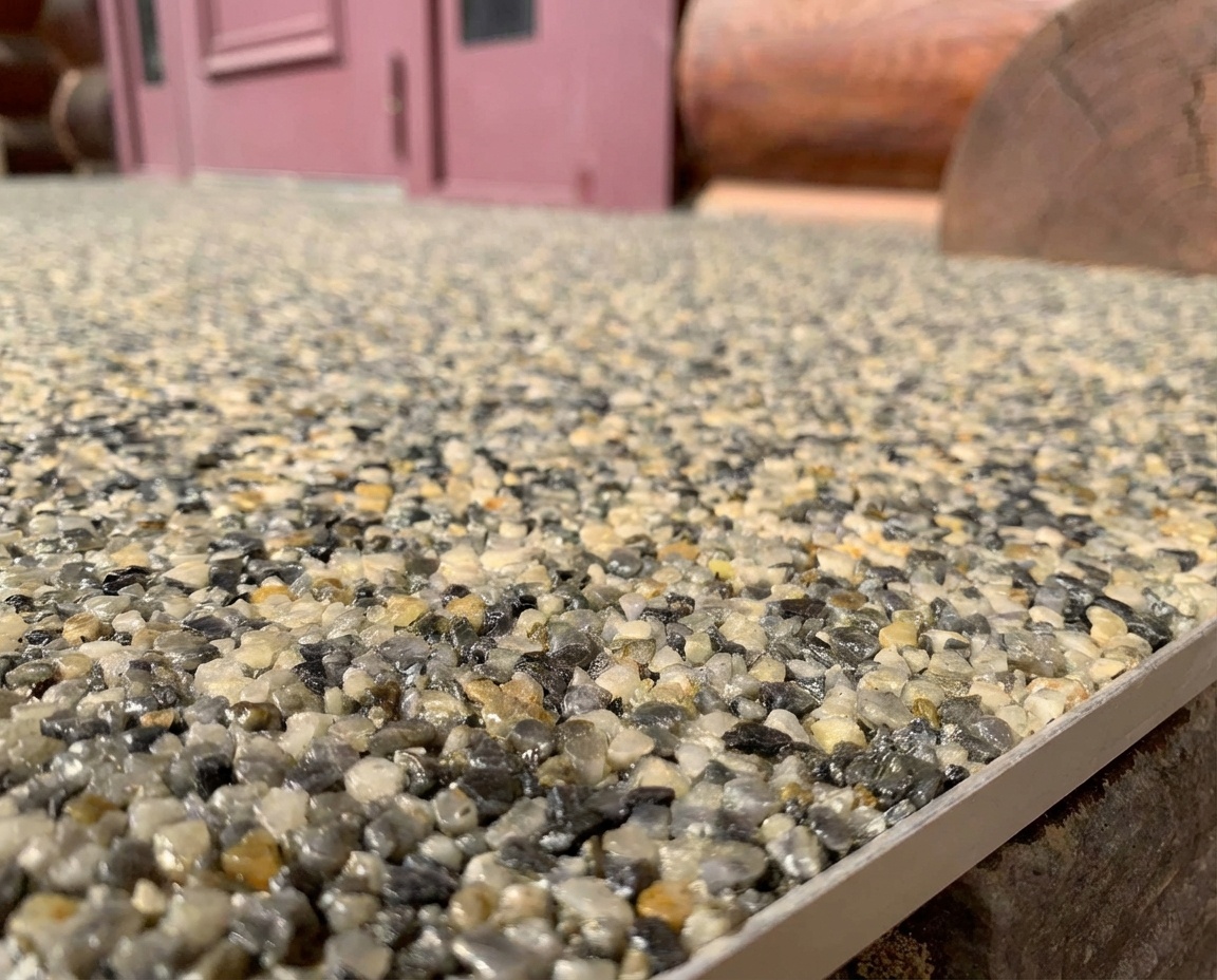 Пожелтевший каменный ковер