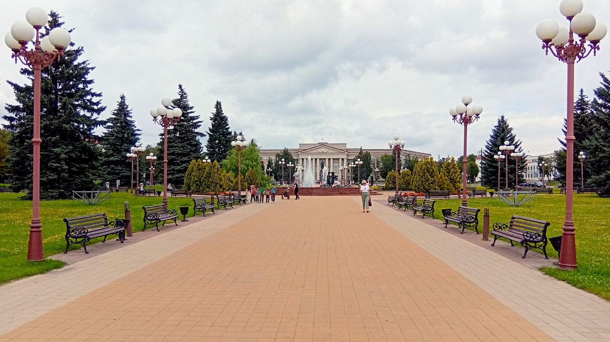 Молодечно, французский парк. Фото из личного архива автора.